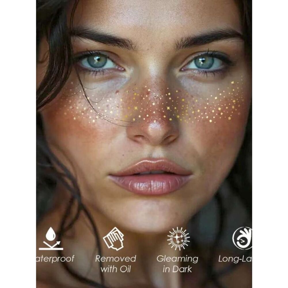 REVOLVE Gold Star Glitter Freckle Eyeshadow